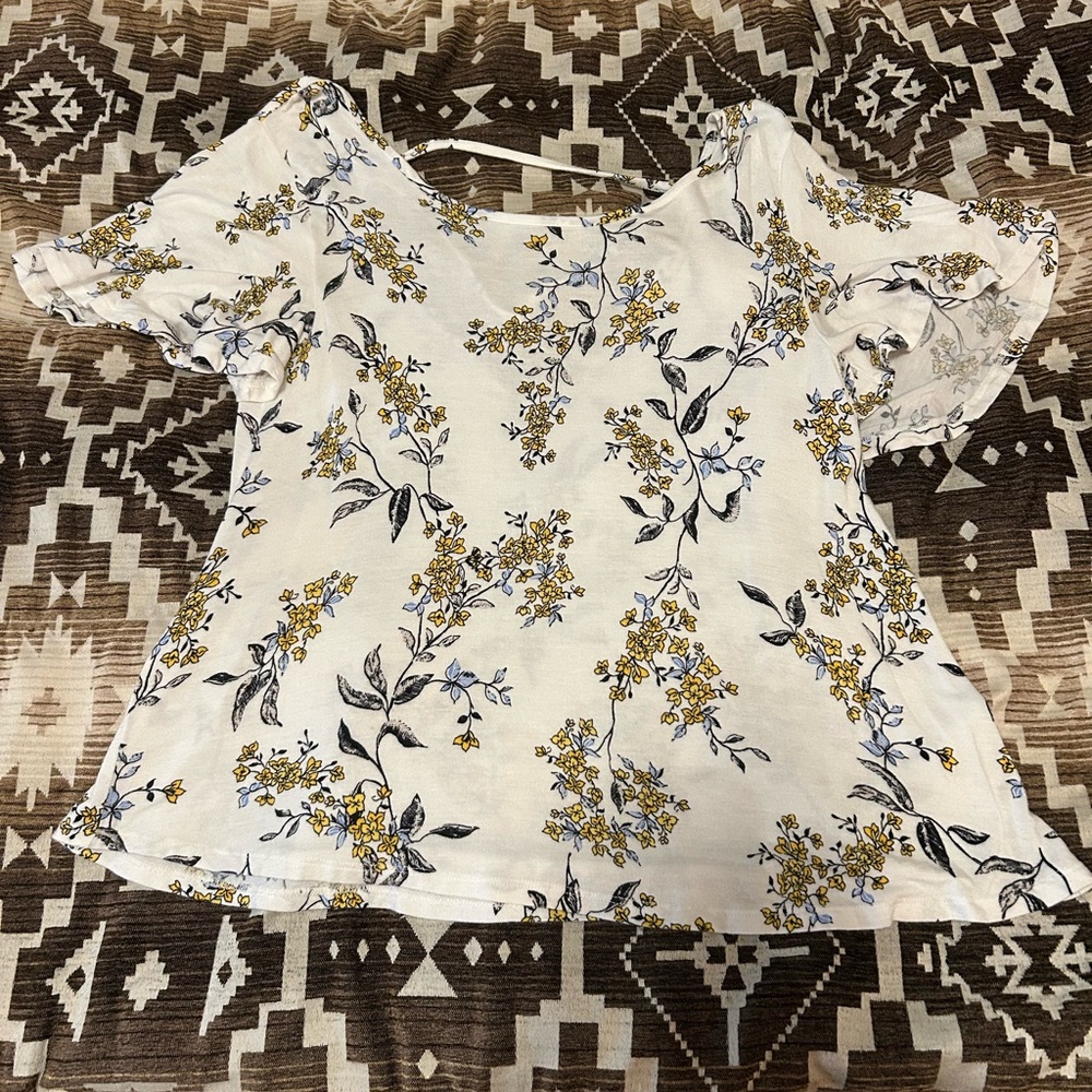 Floral Print Women's Top